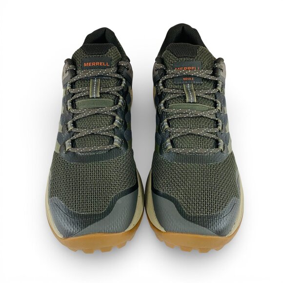 Merrell Nova 3 Olive Green Men\'s Trail Running Hiking Shoes J067609 main image 5